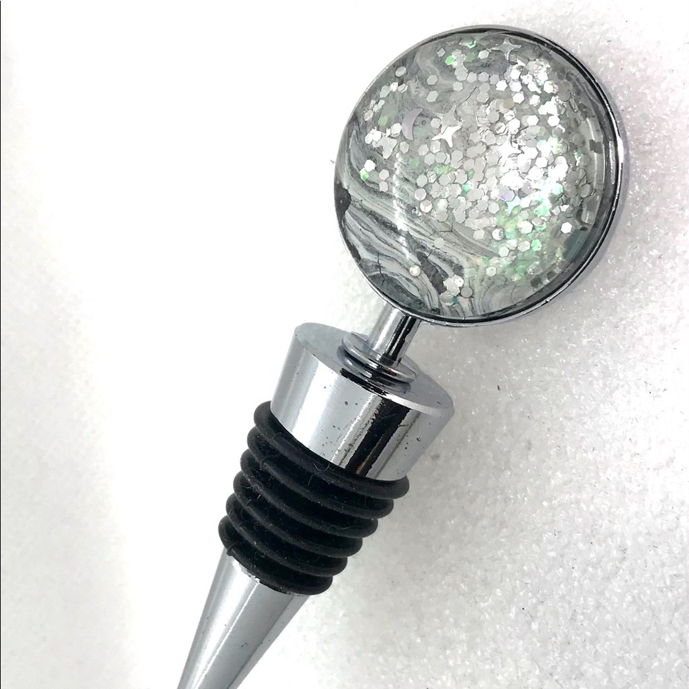 Wine bottle stopper handmade glass dome